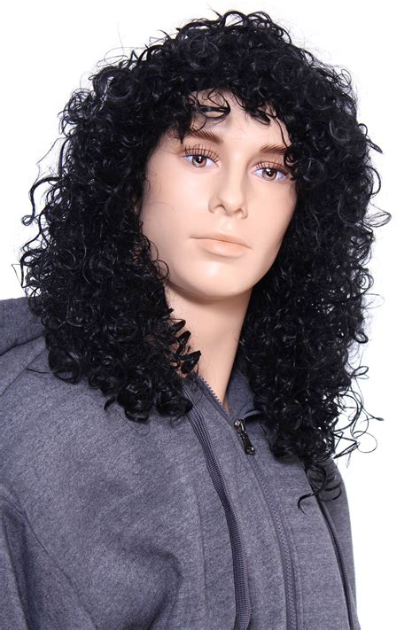 black hair male wig|long black hair wig male.